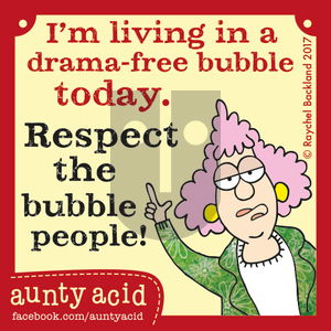 Aunty Acid on Tuesday April 18, 2017 Comic Strip