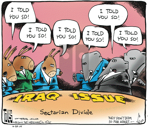 Tom Toles on Tuesday June 24, 2014 Comic Strip