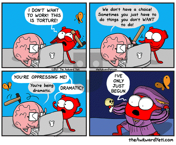 The Awkward Yeti on Friday November 10, 2017 Comic Strip