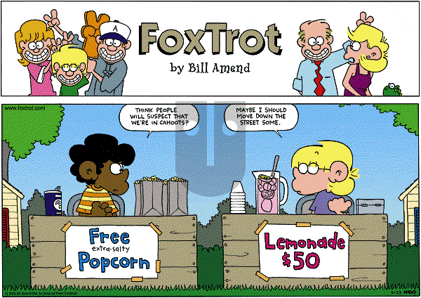 FoxTrot on Sunday June 27, 2004 Comic Strip