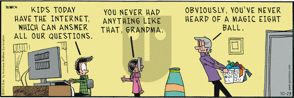 Grand Avenue on Wednesday October 23, 2019 Comic Strip