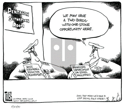 Tom Toles on Tuesday May 27, 1997 Comic Strip