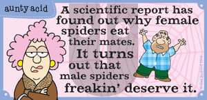 Aunty Acid on Monday January 20, 2014 Comic Strip