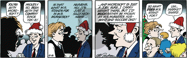 Doonesbury on Wednesday December 15, 1999 Comic Strip