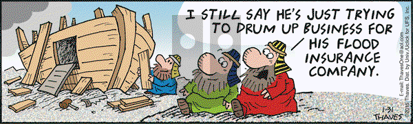 Frank and Ernest on Saturday January 31, 2015 Comic Strip