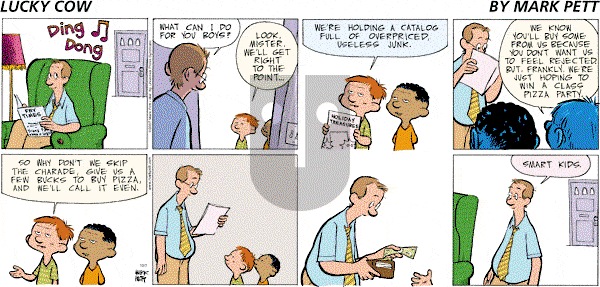 Lucky Cow on Sunday October 7, 2007 Comic Strip