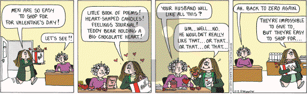 Cathy Classics - Tuesday February 13, 2007 Comic Strip