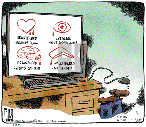 Tom Toles on Friday April 11, 2014 Comic Strip