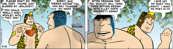 Alley Oop on Tuesday September 15, 2009 Comic Strip