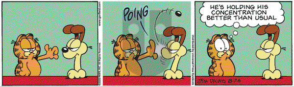 Garfield on Friday August 26, 2005 Comic Strip