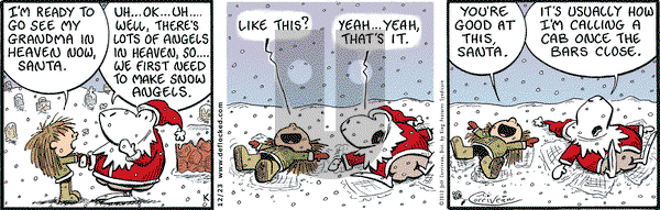 DeFlocked on Monday December 23, 2013 Comic Strip