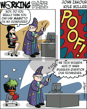 Working Daze on Friday August 17, 2007 Comic Strip