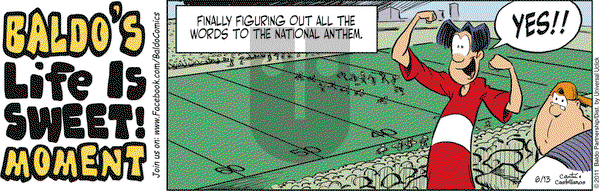 Baldo on Monday June 13, 2011 Comic Strip