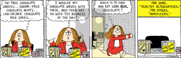 Cathy Classics - Monday February 4, 2002 Comic Strip