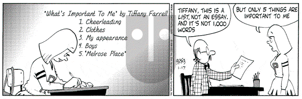 Luann on Saturday January 17, 1998 Comic Strip