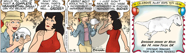 Alley Oop on Monday October 13, 2008 Comic Strip