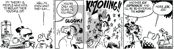 Over the Hedge on Saturday February 22, 1997 Comic Strip