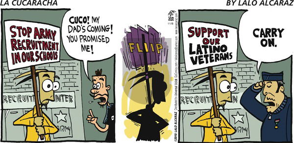 La Cucaracha on Sunday November 8, 2015 Comic Strip
