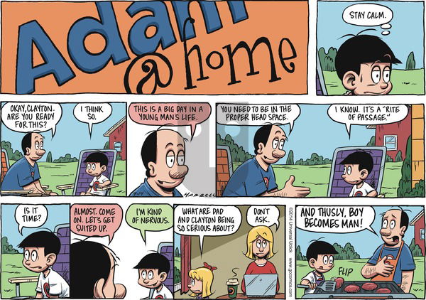 Adam@Home on Sunday September 14, 2014 Comic Strip