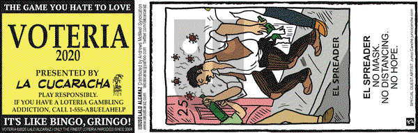 La Cucaracha on Tuesday July 21, 2020 Comic Strip