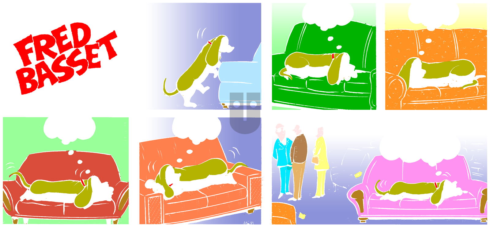 Fred Basset on Sunday March 9, 2014 Comic Strip