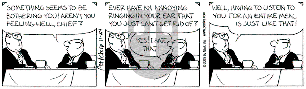 The Born Loser on Monday November 24, 2003 Comic Strip