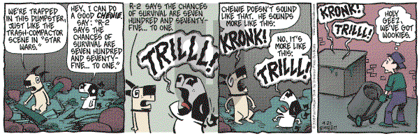 Pooch Cafe on Monday April 21, 2008 Comic Strip