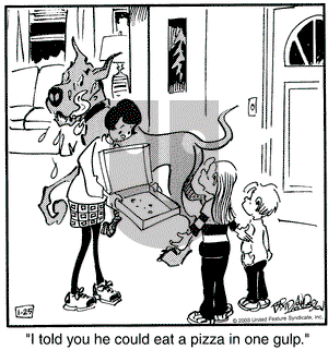 Marmaduke on Saturday January 25, 2003 Comic Strip