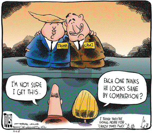 Tom Toles on Friday September 4, 2015 Comic Strip