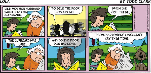 Lola on Sunday August 28, 2016 Comic Strip