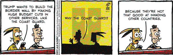 La Cucaracha on Monday April 17, 2017 Comic Strip
