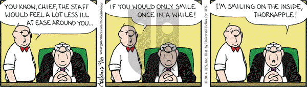 The Born Loser on Monday December 29, 2014 Comic Strip