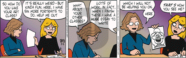 Luann on Thursday March 5, 2015 Comic Strip