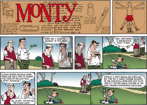 Monty on Sunday July 20, 2014 Comic Strip