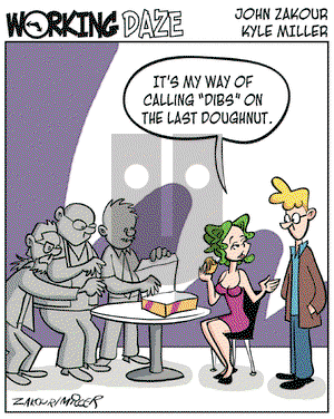 Working Daze on Wednesday October 26, 2005 Comic Strip