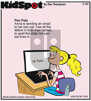 KidSpot on Tuesday April 29, 2025 Comic Strip
