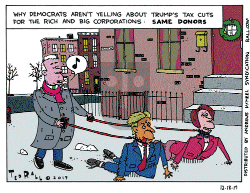 Ted Rall on Monday December 18, 2017 Comic Strip