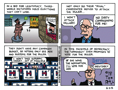 Ted Rall on Wednesday June 3, 2015 Comic Strip