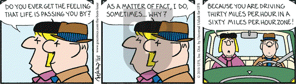 The Born Loser on Monday January 25, 2016 Comic Strip