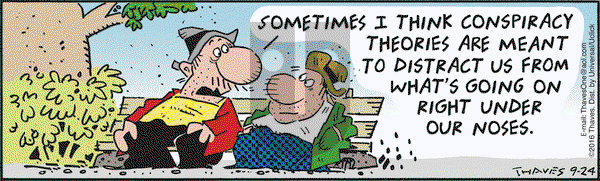 Frank and Ernest on Saturday September 24, 2016 Comic Strip