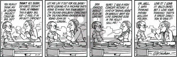 Doonesbury on Wednesday November 17, 1982 Comic Strip