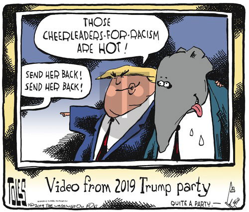 Tom Toles on Sunday July 21, 2019 Comic Strip