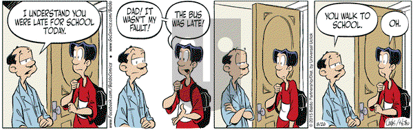 Baldo on Wednesday August 26, 2015 Comic Strip