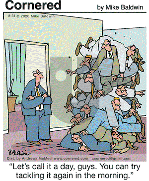 Cornered on Monday August 31, 2020 Comic Strip