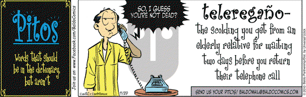 Baldo - Monday November 29, 2010 Comic Strip