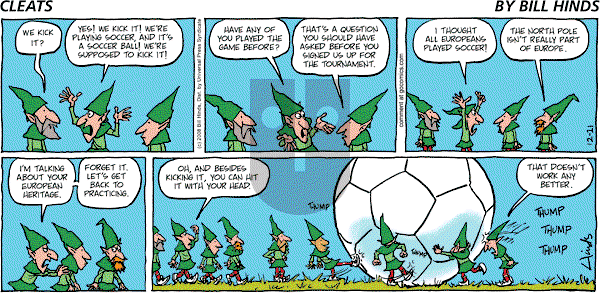 Cleats - Sunday December 21, 2008 Comic Strip