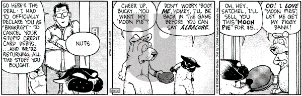 Get Fuzzy on Tuesday August 22, 2000 Comic Strip