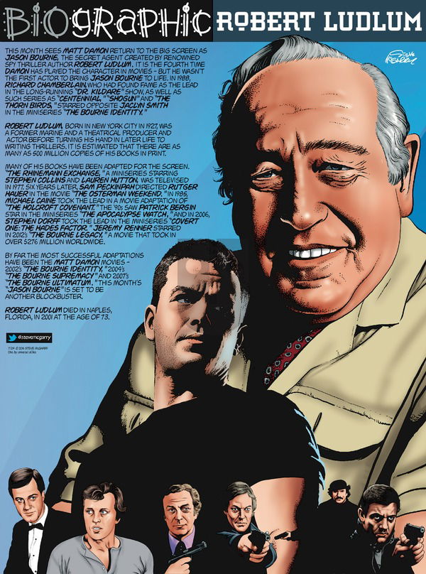 Biographic on Sunday July 24, 2016 Comic Strip