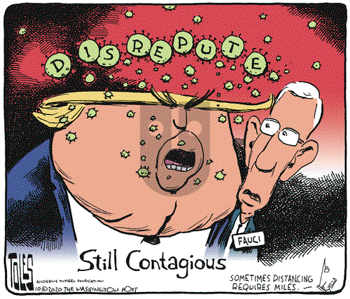 Tom Toles on Thursday October 15, 2020 Comic Strip