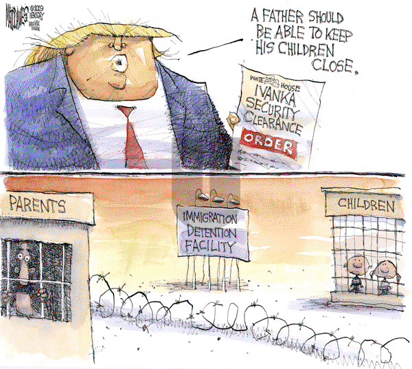 Matt Davies on Monday March 11, 2019 Comic Strip